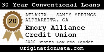 Emory Alliance Credit Union 30 Year Conventional Loans bronze
