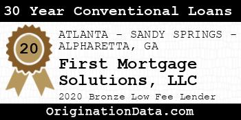 First Mortgage Solutions  30 Year Conventional Loans bronze