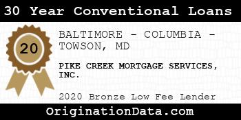 PIKE CREEK MORTGAGE SERVICES 30 Year Conventional Loans bronze