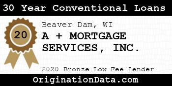 A + MORTGAGE SERVICES 30 Year Conventional Loans bronze