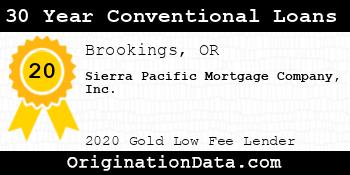 Sierra Pacific Mortgage Company 30 Year Conventional Loans gold