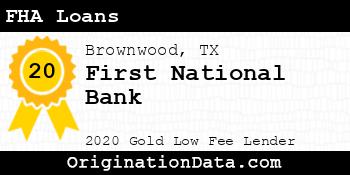 First National Bank FHA Loans gold