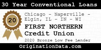 FIRST NORTHERN Credit Union 30 Year Conventional Loans bronze