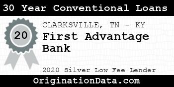 First Advantage Bank 30 Year Conventional Loans silver