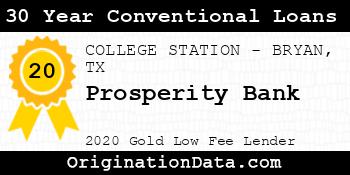 Prosperity Bank 30 Year Conventional Loans gold