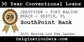 SouthPoint Bank 30 Year Conventional Loans bronze