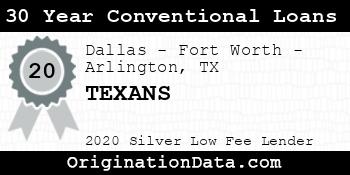 TEXANS 30 Year Conventional Loans silver