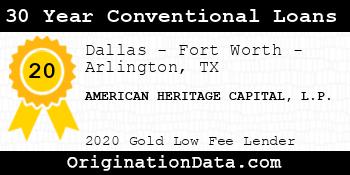 AMERICAN HERITAGE CAPITAL L.P. 30 Year Conventional Loans gold