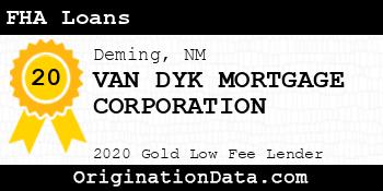 VAN DYK MORTGAGE CORPORATION FHA Loans gold