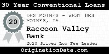 Raccoon Valley Bank 30 Year Conventional Loans silver
