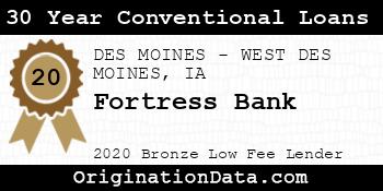 Fortress Bank 30 Year Conventional Loans bronze