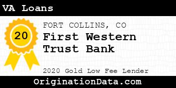 First Western Trust Bank VA Loans gold
