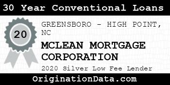 MCLEAN MORTGAGE CORPORATION 30 Year Conventional Loans silver