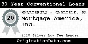 Mortgage America 30 Year Conventional Loans silver