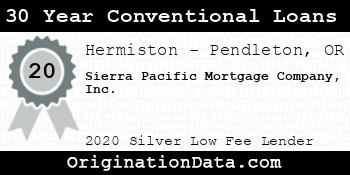 Sierra Pacific Mortgage Company 30 Year Conventional Loans silver