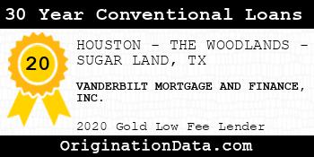 VANDERBILT MORTGAGE AND FINANCE  30 Year Conventional Loans gold