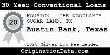 Austin Bank Texas 30 Year Conventional Loans silver