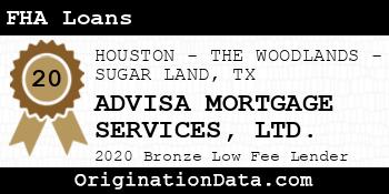 ADVISA MORTGAGE SERVICES LTD. FHA Loans bronze