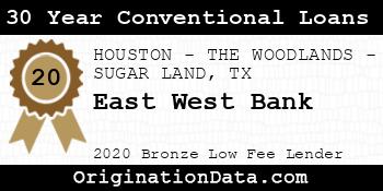 East West Bank 30 Year Conventional Loans bronze