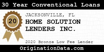 HOME SOLUTION LENDERS 30 Year Conventional Loans bronze