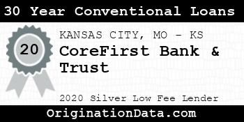 CoreFirst Bank & Trust 30 Year Conventional Loans silver
