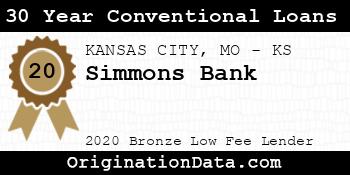 Simmons Bank 30 Year Conventional Loans bronze