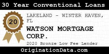 WATSON MORTGAGE CORP. 30 Year Conventional Loans bronze