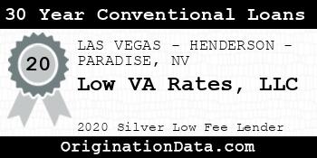 Low VA Rates  30 Year Conventional Loans silver