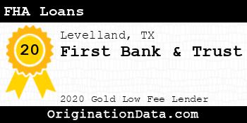 First Bank & Trust FHA Loans gold