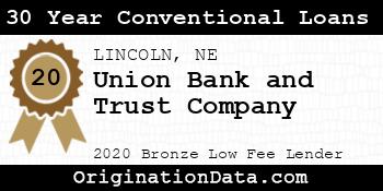 Union Bank and Trust Company 30 Year Conventional Loans bronze