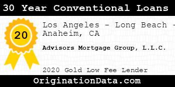Advisors Mortgage Group 30 Year Conventional Loans gold