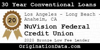 NuVision Federal Credit Union 30 Year Conventional Loans bronze
