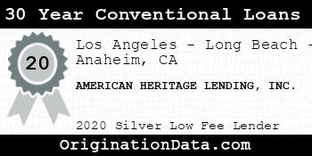 AMERICAN HERITAGE LENDING 30 Year Conventional Loans silver