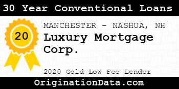 Luxury Mortgage Corp. 30 Year Conventional Loans gold