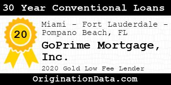 GoPrime Mortgage 30 Year Conventional Loans gold