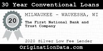 The First National Bank and Trust Company 30 Year Conventional Loans silver