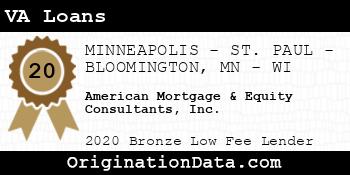 American Mortgage & Equity Consultants VA Loans bronze