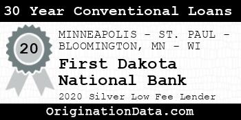 First Dakota National Bank 30 Year Conventional Loans silver