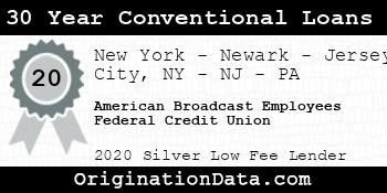 American Broadcast Employees Federal Credit Union 30 Year Conventional Loans silver