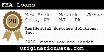 Residential Mortgage Solutions FHA Loans bronze