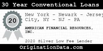 AMERICAN FINANCIAL RESOURCES 30 Year Conventional Loans silver