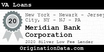 Meridian Bank Corporation VA Loans silver