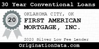 FIRST AMERICAN MORTGAGE 30 Year Conventional Loans silver