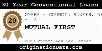 MUTUAL FIRST 30 Year Conventional Loans bronze