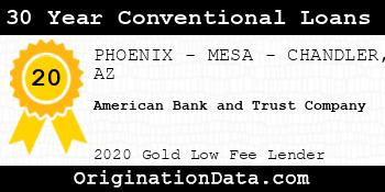 American Bank and Trust Company 30 Year Conventional Loans gold