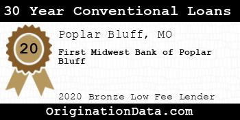 First Midwest Bank of Poplar Bluff 30 Year Conventional Loans bronze