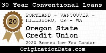 Oregon State Credit Union 30 Year Conventional Loans bronze