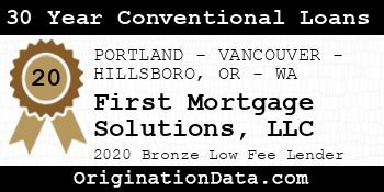 First Mortgage Solutions  30 Year Conventional Loans bronze