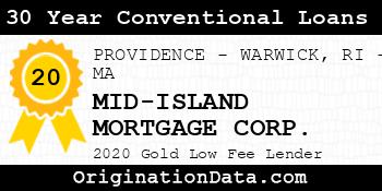 MID-ISLAND MORTGAGE CORP. 30 Year Conventional Loans gold