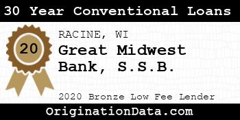 Great Midwest Bank S.S.B. 30 Year Conventional Loans bronze